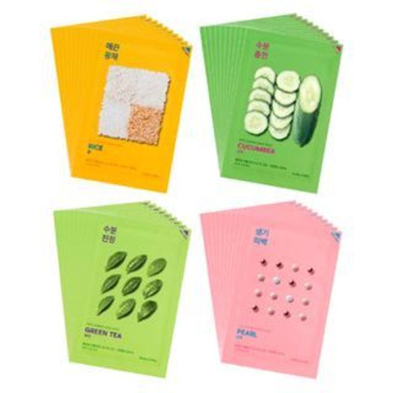 

HOLIKA HOLIKA - Pure Essence Mask Sheet Set 10 pcs - 4 Types Rice
