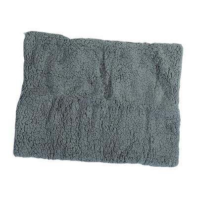 Warm Pet Pad Comfortable Plush Dog Sleeping Bed Mat Anti Slip Soft Cat Pad for Cold Weather Light Gray