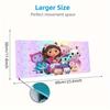 Gabby Dollhouse Color Mouse Pad Large Gaming Table Cushion Non-slip Laptop Tablet Big Mousepad XXL Mat Mini PC Playmat With Lock edge