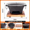 Multifunctional Cast Iron Charcoal Grill & Tea Stove