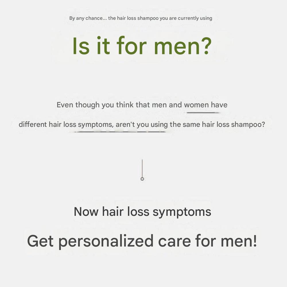 RYO Root:Gen Men's Customized Hair Loss Treatment Shampoo with Tea tree and Eucalyptus Scent, 515ml