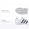 Originals Superstar J Comfortable Non-Slip Durable Low-Top Kids Skate Shoes Pure White Kids Skate Shoes GY3358