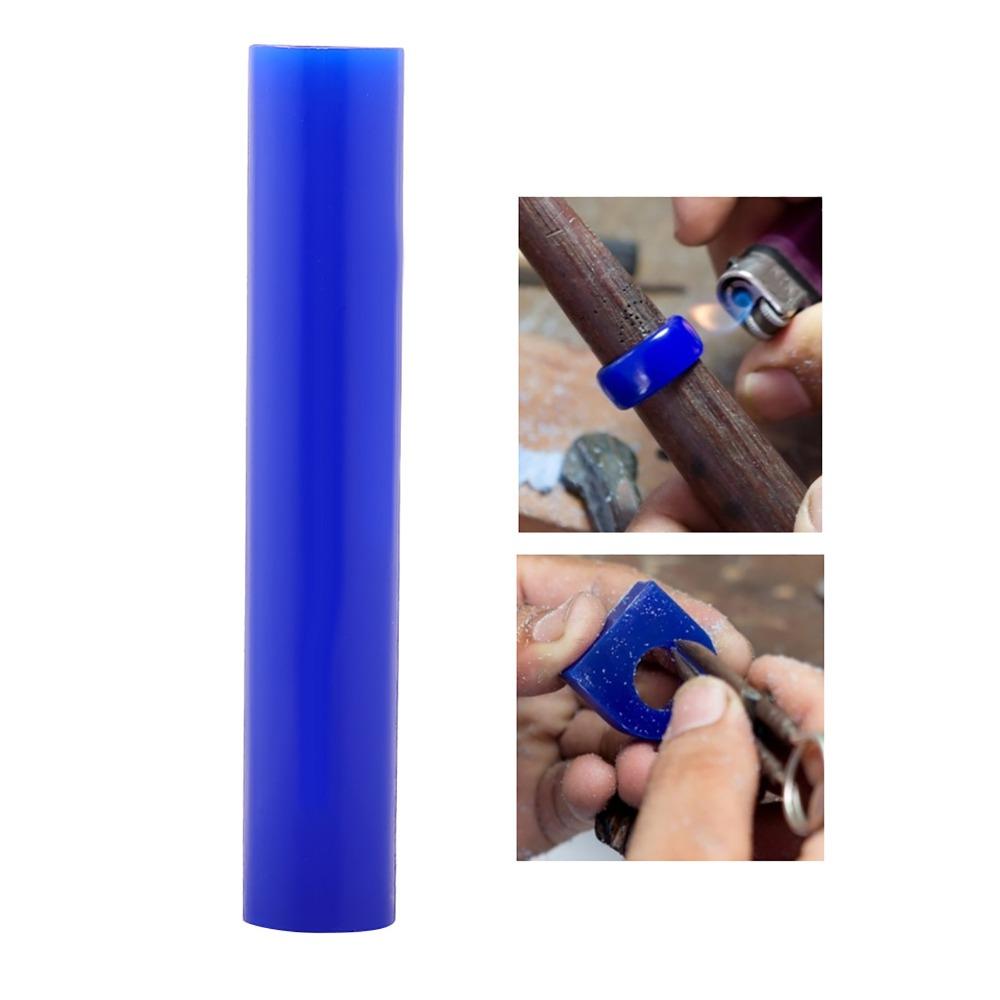 Hard Wax Blank Jewelry Making Tool Blue Color Wax Casting Tube Carving Wax Tube  Ring Sizing