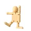 Latest Wooden Finger Puppet Toy Cartoon Mini Desktop Movable Elephant Tiger Dog Puppet Figurine For DIY Home Party Decoration