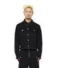 Mehr als Schwarz Cut-Off Jeansjacke