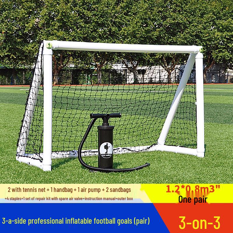 Star Portable Inflatable Soccer Goal Pair