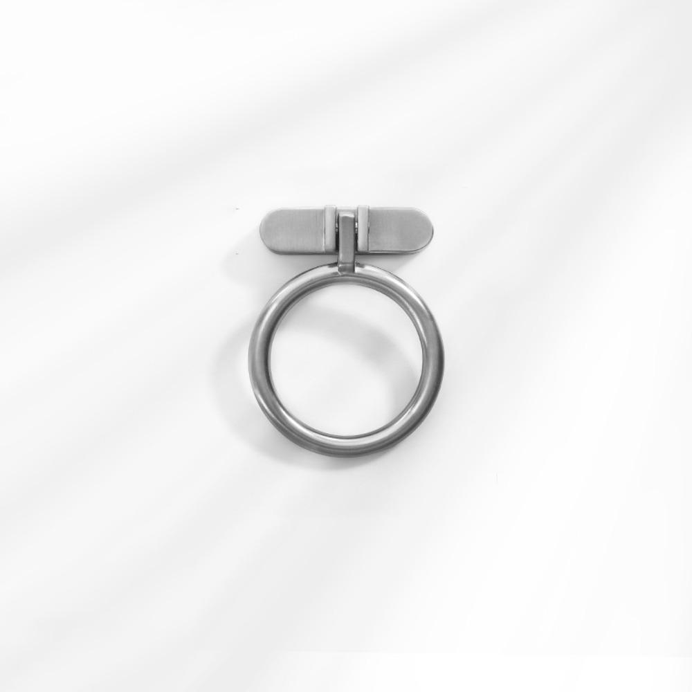 Современные ручки для дверей шкафа, антикварные ручки для ящиков, мебельные ручки для кухонного шкафа 6.6*5.1Cm-Silver