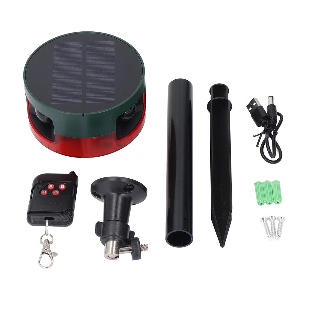 TOPINCN Outdoor Motion Alarm Siren, IP55, 129db Siren with 360-Degree Detection and Recording, for Homes, Yards, and Villas