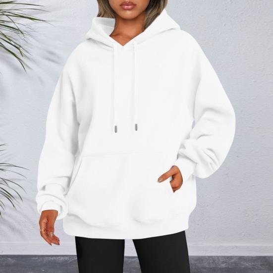 Cozy Fall/Winter Plus Size Hoodie with Thick Material and Sporty Style