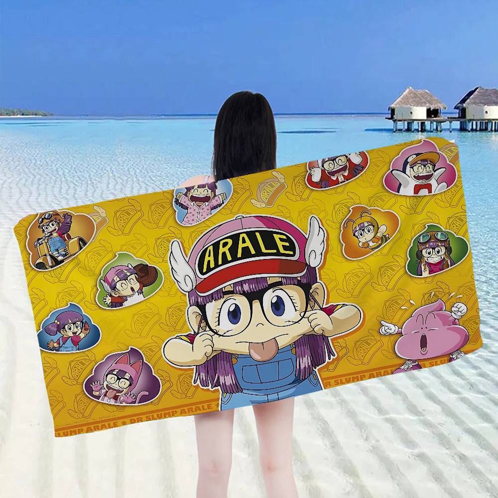 Dr Slump Anmie Microfiber Printed Beach Towel Mountain Climbing Yoga Beach Swimming Running Absorbent Soft Towel