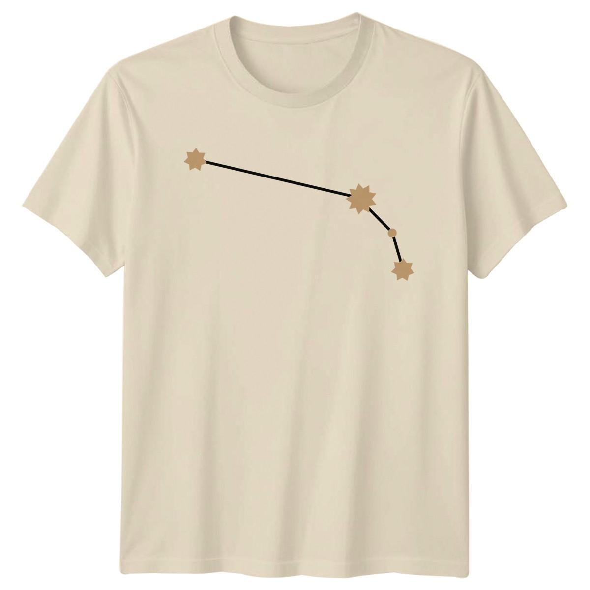Aries Constellation Zodiac Sign Star T-Shirt Constellation Astrology S
