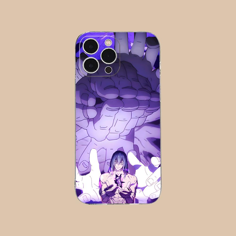 JJK Mahito Phone Case for iPhone 17 16 15 14 13 12 11 X XR XS Air Pro Max Plus Mini Soft TPU Clear Cover