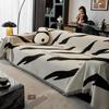 Chenille Sofa Cover Cloth Black and White Nordic Style High-Grade Sofa Cover Universal Cover Four Seasons Universal Non-Slip Full Cover Towel