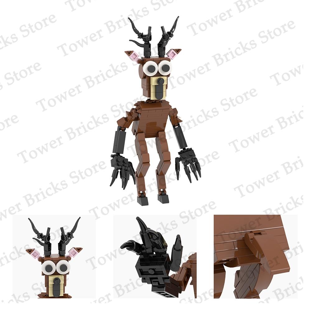 MOOXI 99 Nights In Forest Silent Hill MOC Horror Game Figures Building Blocks Set Toys For Children Adult Gift Compatible Bricks