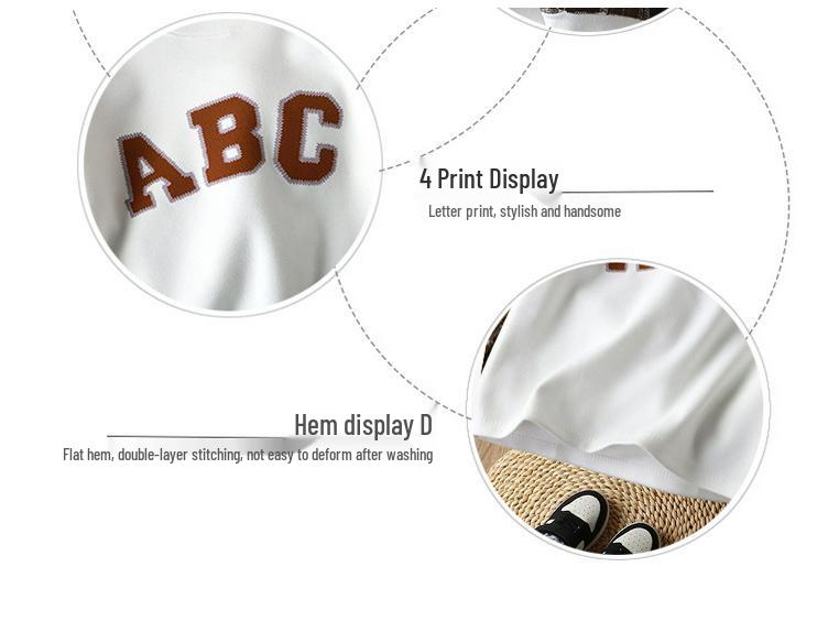 Trendy Patchwork Hoodie for Boys - Sporty Korean Style, Spring/Autumn Wear
