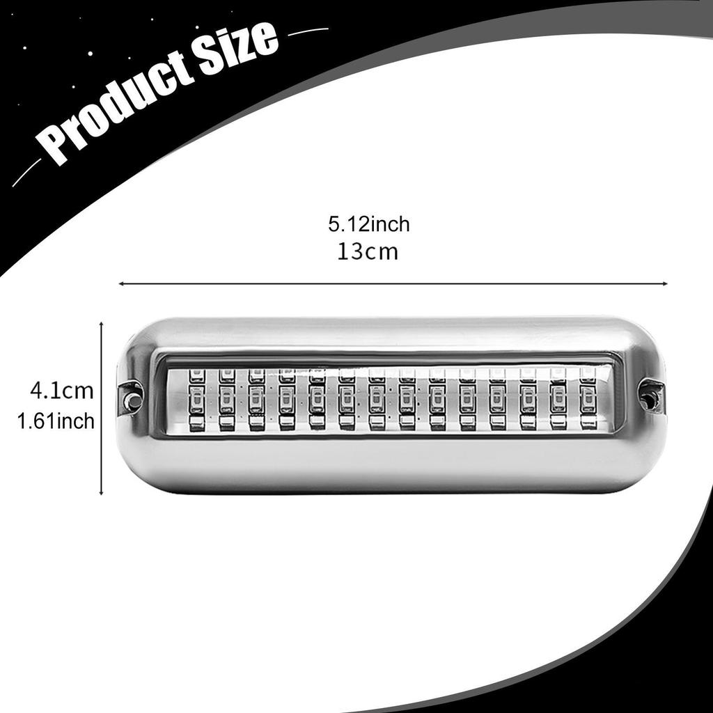 Underwater Marine Transom Light Waterproof 42LED High Performance Replace Professional Premium