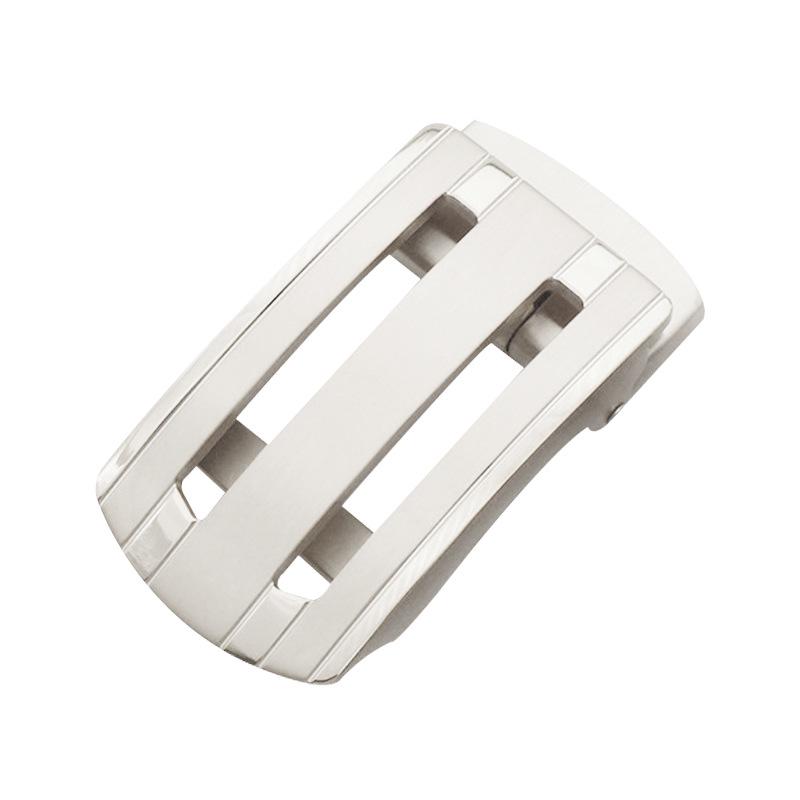 

Мужской автоматический кожаный ремень высокого класса с настраиваемой пряжкой из нержавеющей стали