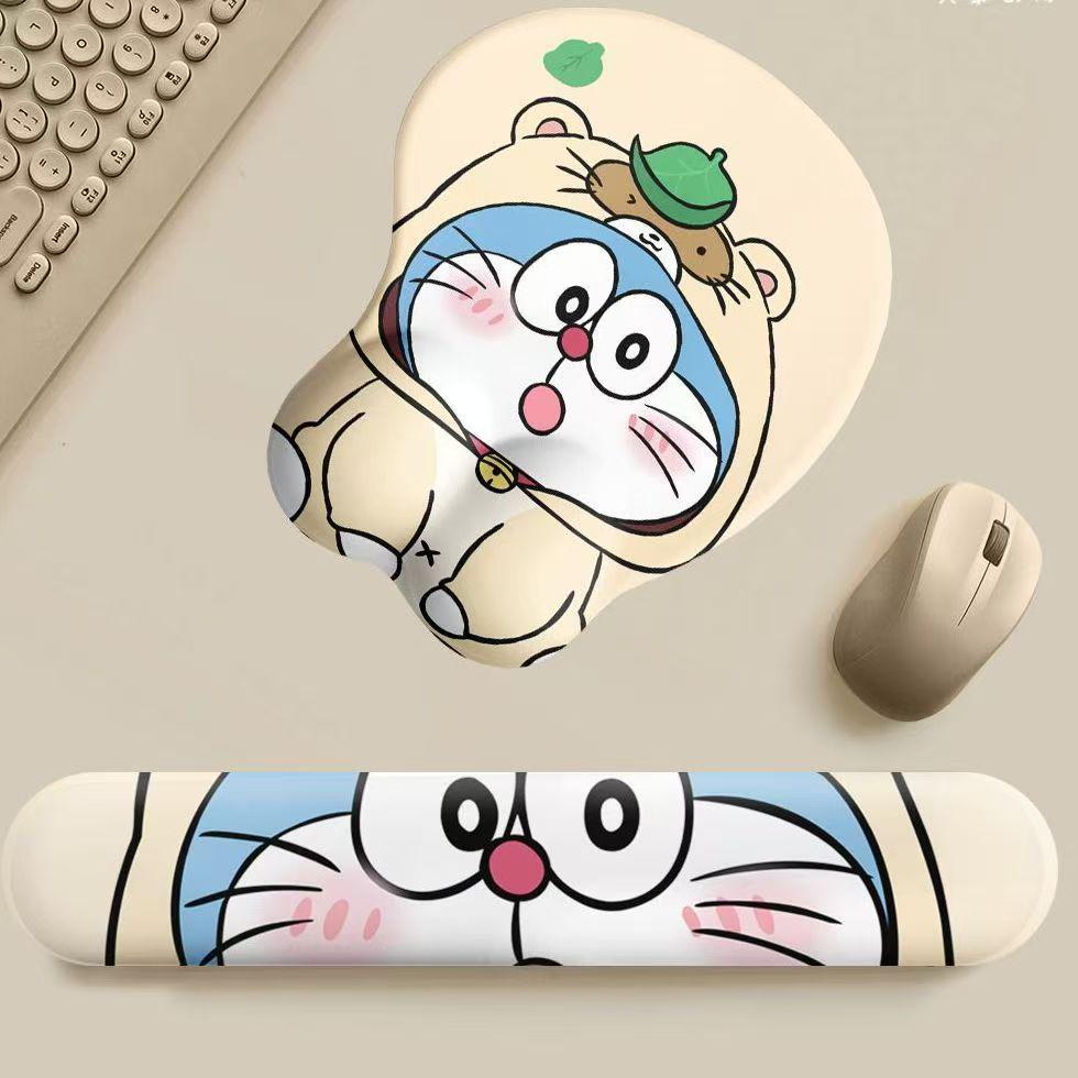 "Panda Mouse Pad Wrist Rest - Soft Silicone Mat for Office or Notebook Use"