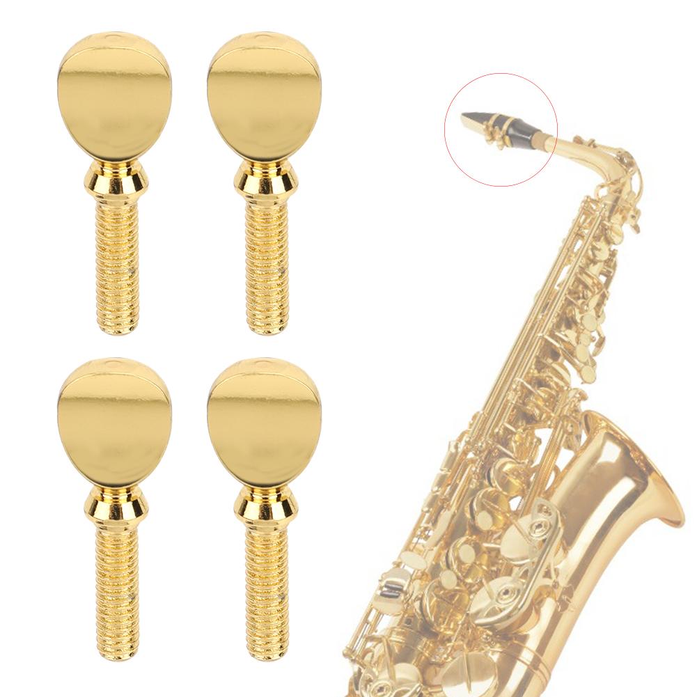 4PCS C64 Saxophone Mouthpiece Ligature Screw Woodwind Instrument Mouthpieces Parts