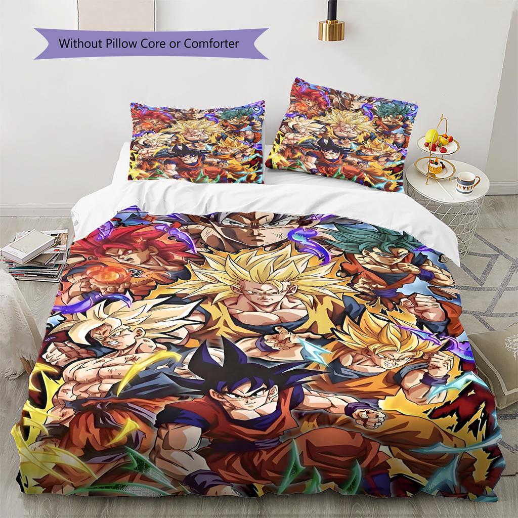 Set Copripiumino Trapuntato con Fantasia Cartone Animato Federa Decorazione per la Casa Regalo di Compleanno (1 * copripiumino + 2 * federa, senza nucleo)