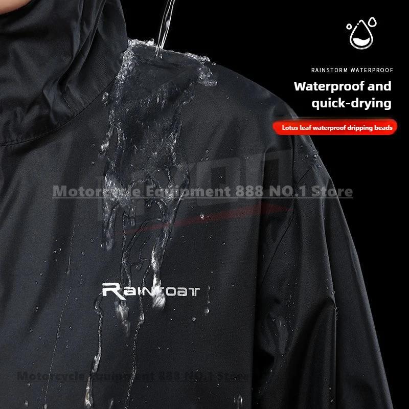 6XL Large Size Adult Waterproof Raincoat Suit for Summer Unisex Motorcycle Raincoat Lightweight Breathable Outdoor Rain Wear