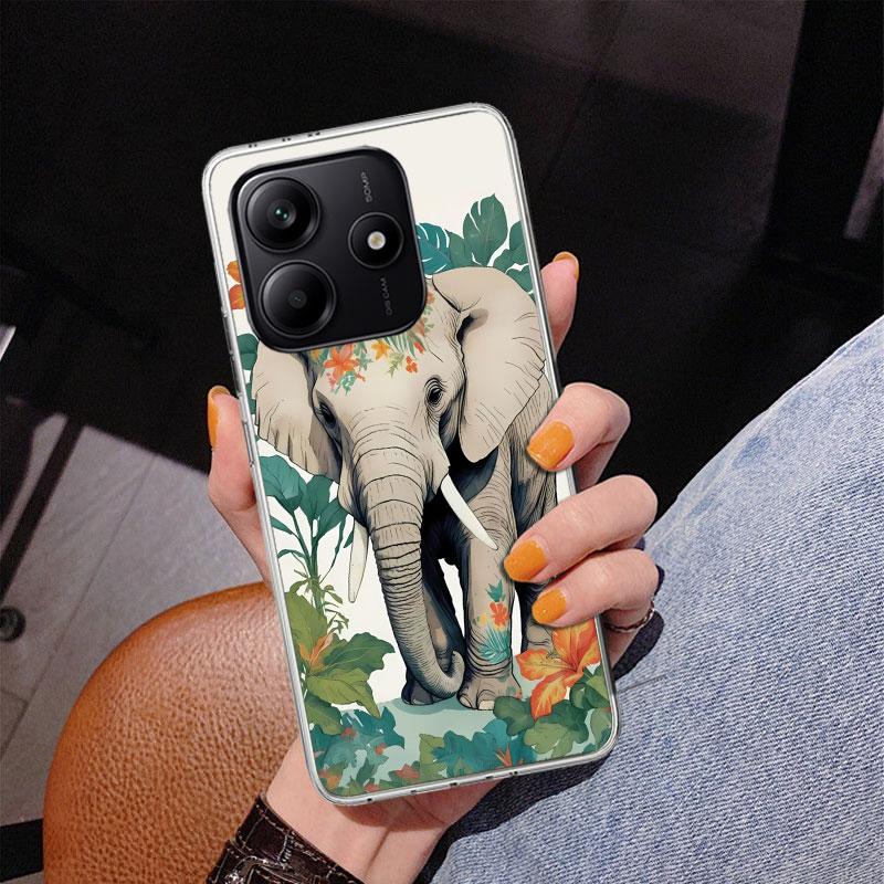

Elephant Mandala Aztec Phnoe Case for Phnoe Case for Xiaomi Redmi Note 15 14 14S 13 Pro Plus 12 12S 11S 11E 10S 10 11T 5G Unique Note 12 Pro Plus