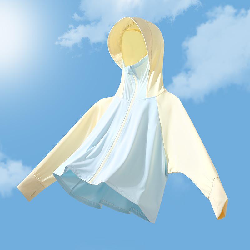 2026 Kids  Summer UV Protection Jacket - Breathable Ice Silk for Boys and Girls 130 cm