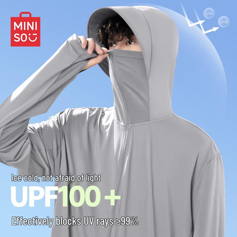 MINISO Men's Wide-Brim Sun Protection Cooling Jacket