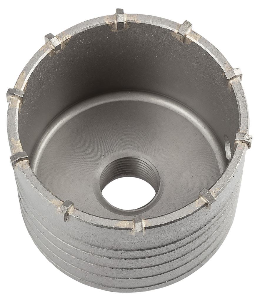 85mm carbide hole saw with SDS+ adapter and pilot drill