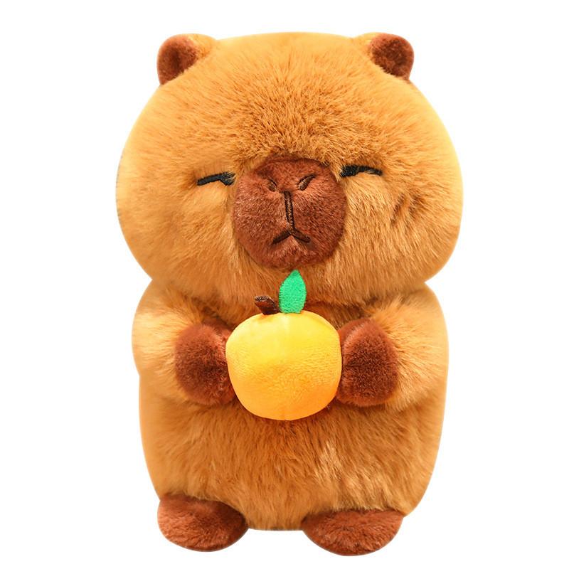 Design Cartoon Capybara Plush Doll Toy For Kids Room Decor And Birthday Gifts