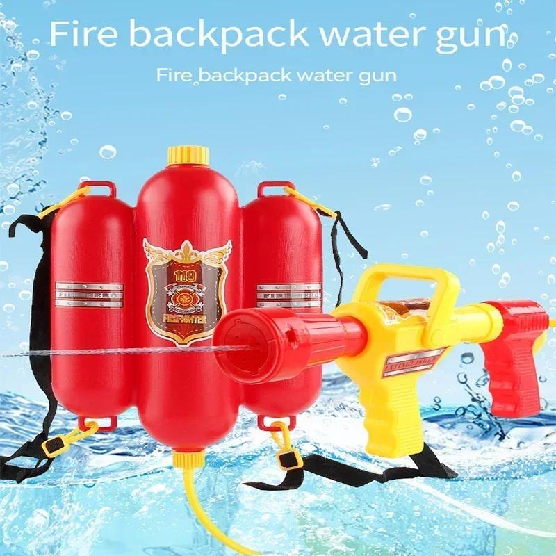 Firefighter Backpack Water Blaster ideal for Children Playthings Tank featuring Hose Super Water Squirt Suitable ideal for Outdoor Playing Boys Girls