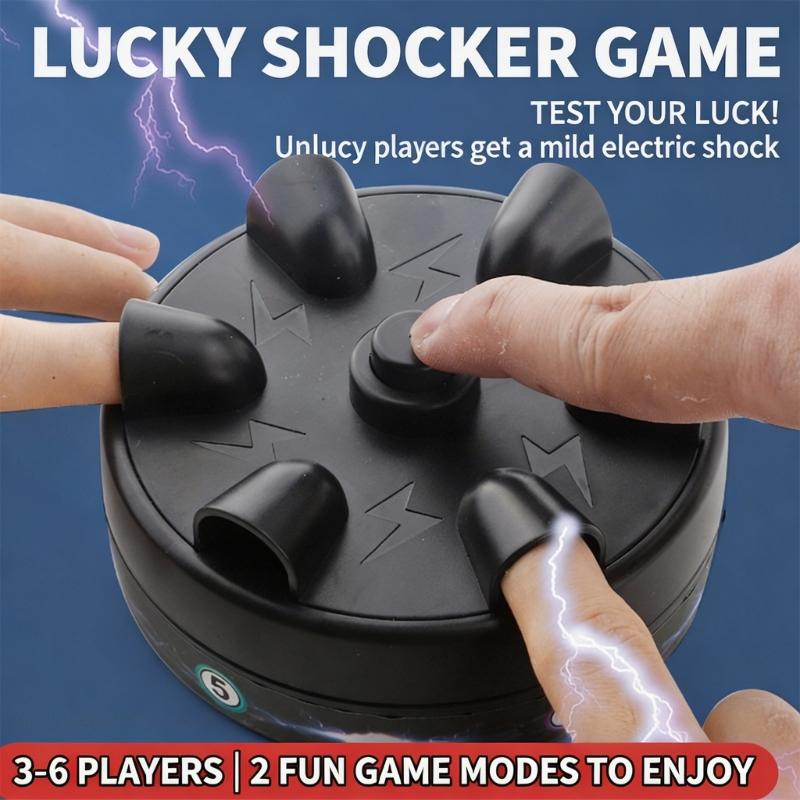 Electric Shock Finger Game Machine Shocking Lie Detectors Funny Party Game Toy for Parties Social Game