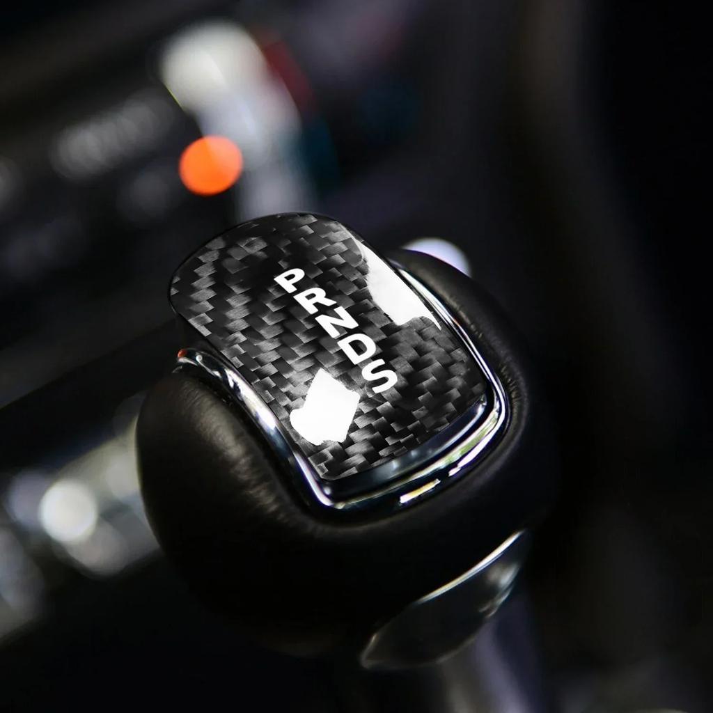 For Ford Mustang 2015 2016 2017 2018 2019 2020 2026 2026 2026 Car Gear Shift Knob Cover Head Trim Accessories Carbon Fiber