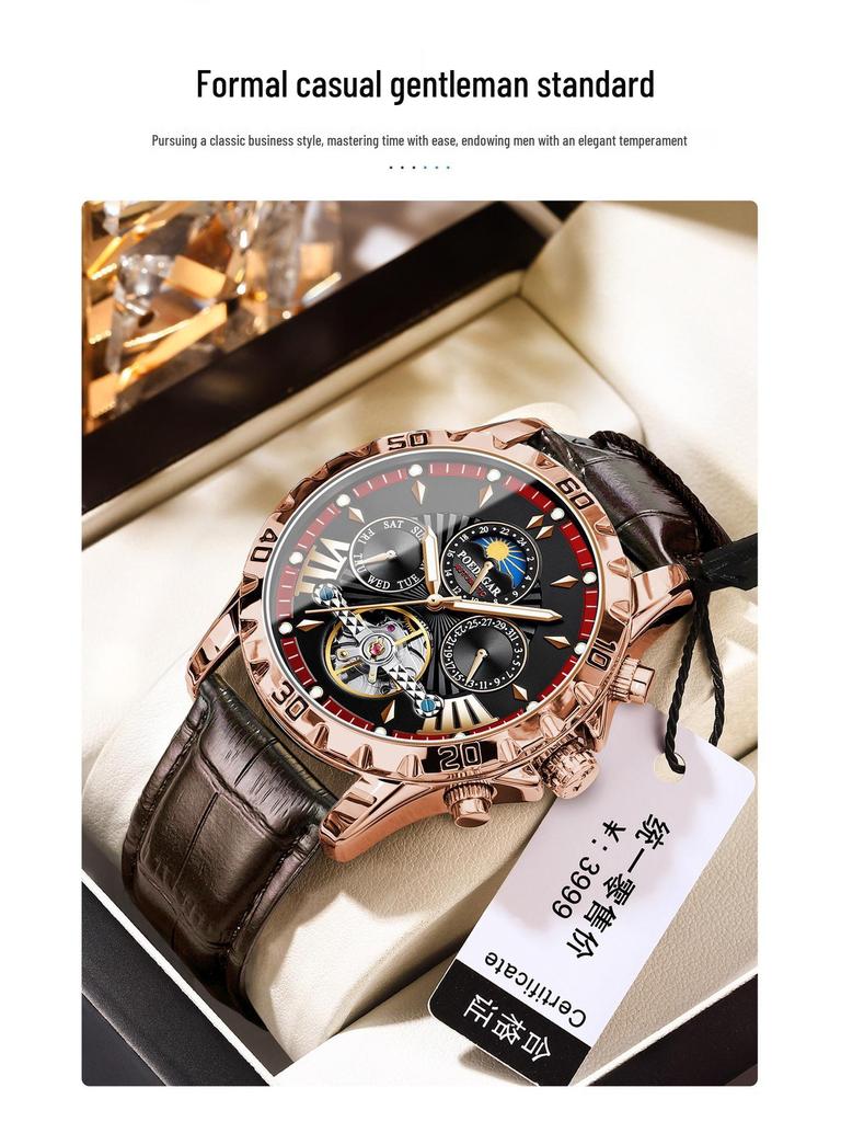 Swiss Men's Luxury Automatic Mechanical Watch – Fashionable Hot Seller