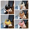 Fashion Pu Leather Shoulder Bag Comfortable Lightweight Crossbody Bag Solid Color Casual Mobile Phone Bag