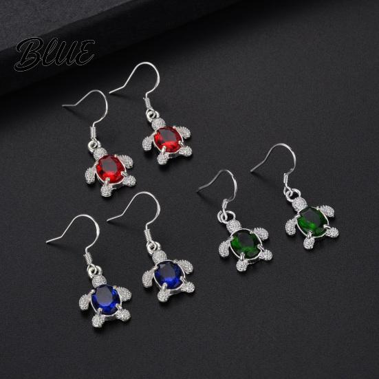 Vacation Style Jewelry 1 Pair Hook Earrings Turtle Shape Drop