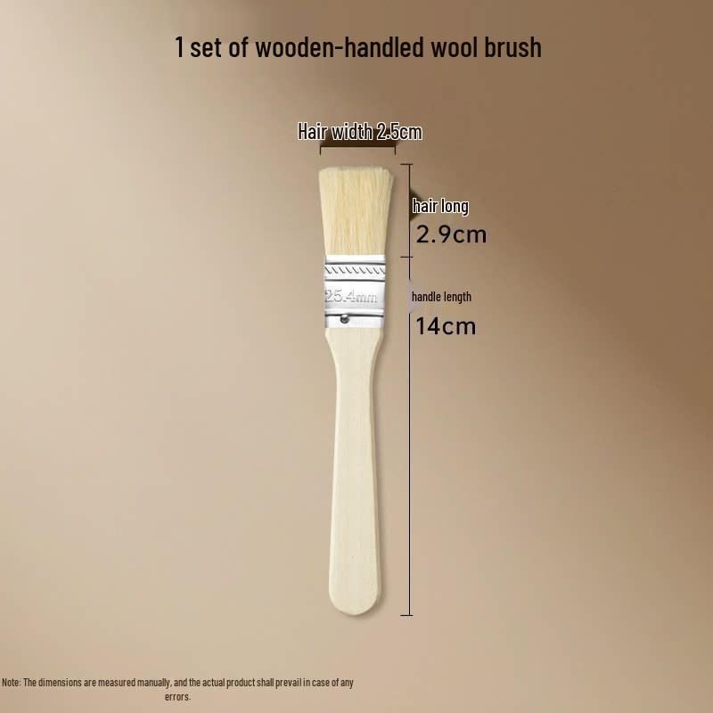 Multifunctional Nylon Brush: BBQ, Paint, Cleaning, 1-12 Plate Sizes