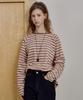 LOSSYROW Soft Stripe Long Sleeve Brown