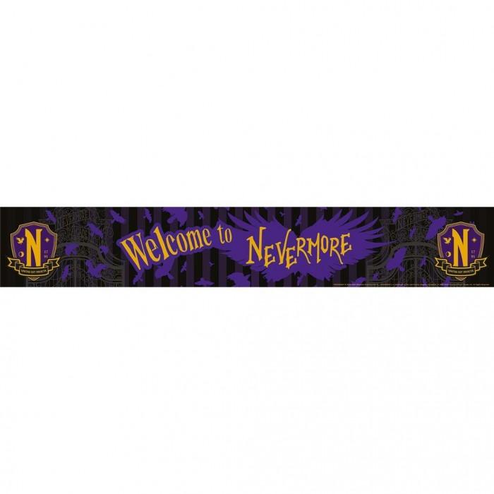 Wednesday Welcome To Nevermore Wooden Door Sign