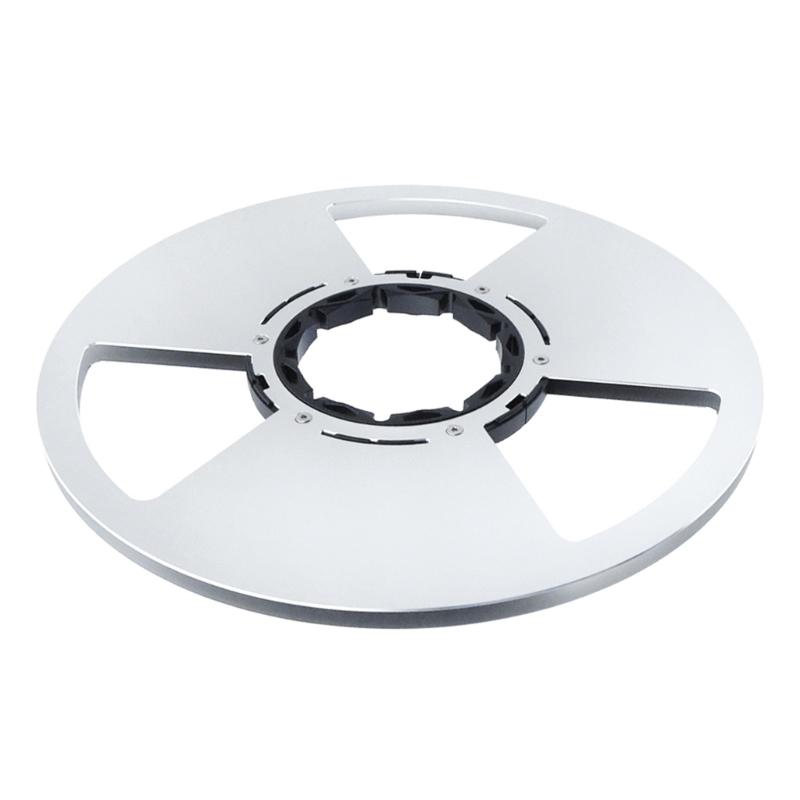 

10inch Aluminum Tape Reel Empty Take Up Reel For Recorders Durability Metal Spool Smooth Recording серебряный