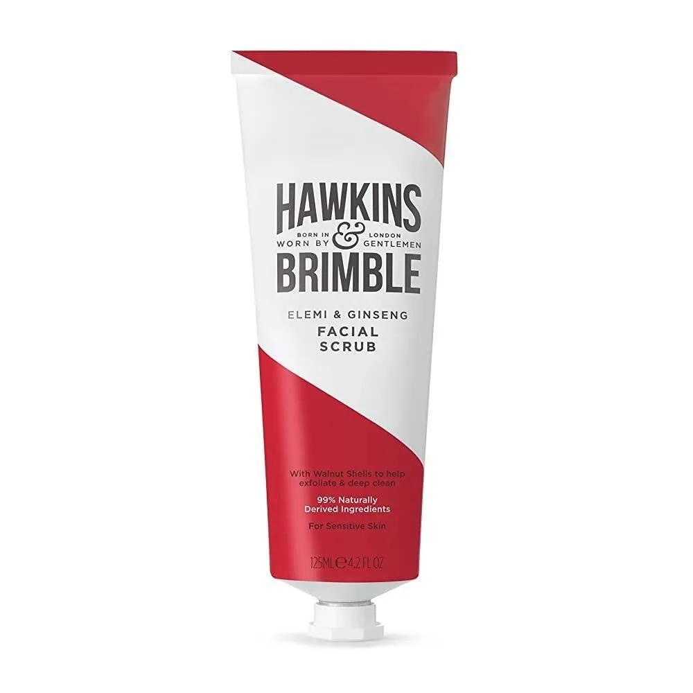 

Hawkins & Brimble - Men s Facial Scrub 125ml Grooming Face Exfoliator Deep Clean Elemi for Mature and Sensitive Skin