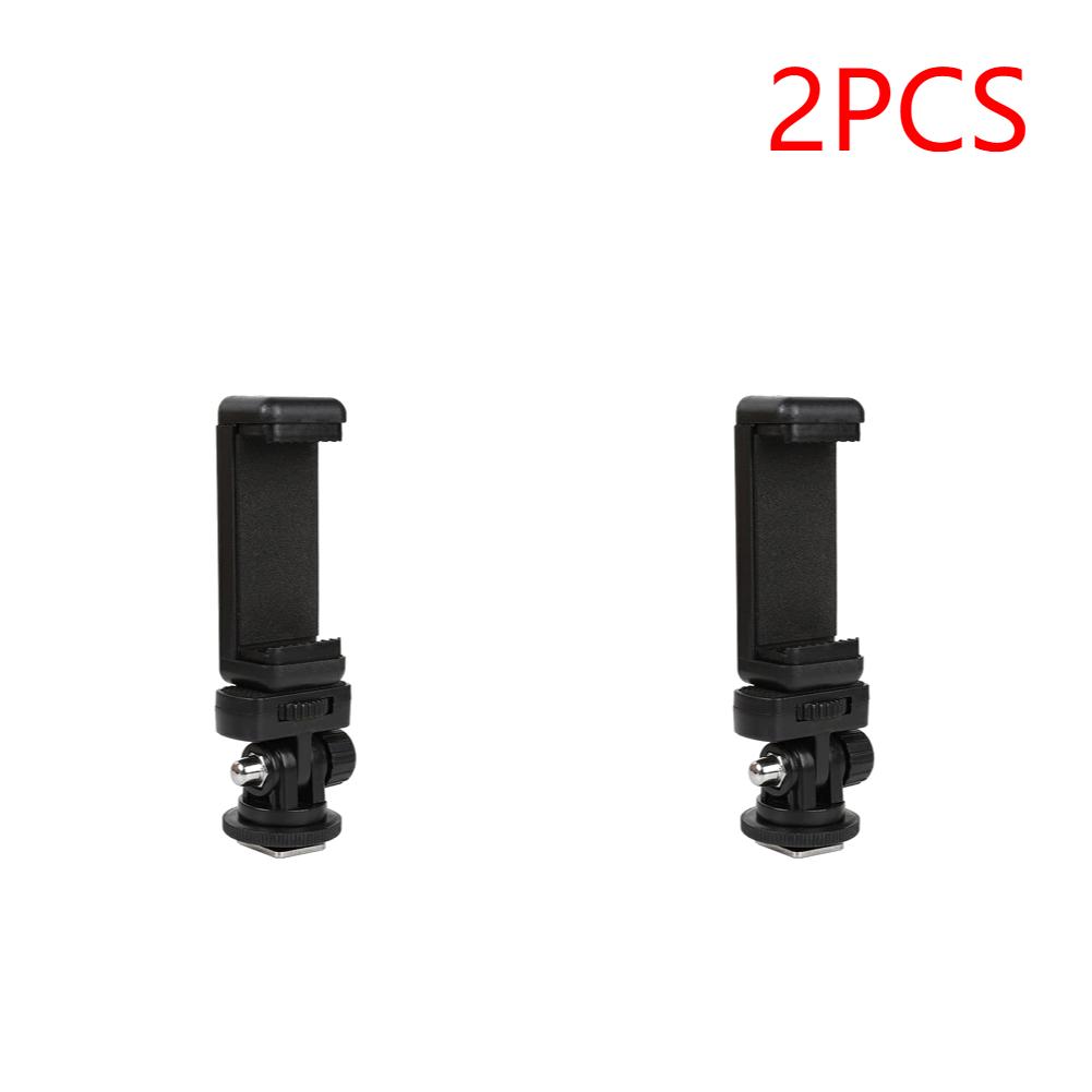 Camera Hot Shoe Phone Tripod Mount Adapter Mobile Phone Clip Holder Monitor Flexible Tripod Adapter for Canon Nikon Sony DSLR