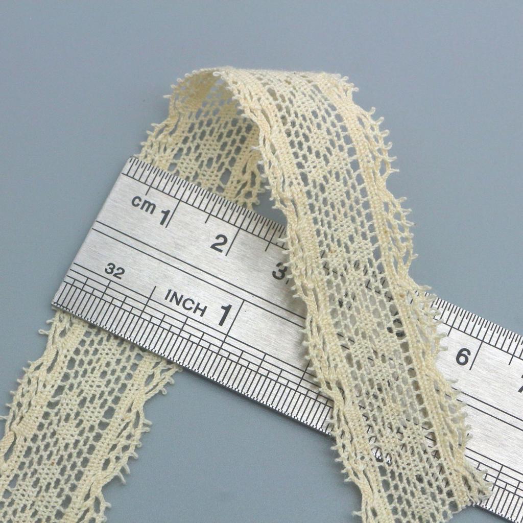 Cotton Thread Lace Tablecloth Handmade Hanfu Decorative Accessories Lace Exquisite Hollow Lace Accessories Lace