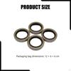 4 Pieces Trailer Axle Hub Wheel Seal Replacement for Boat RV