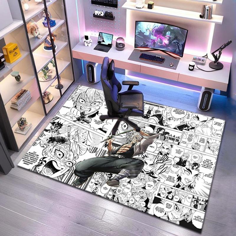 Japanese manga artist Koyoharu Gotouge's Demon Slayer carpet is suitable for living room and bedroom doormats office balcony decorative rugs H2