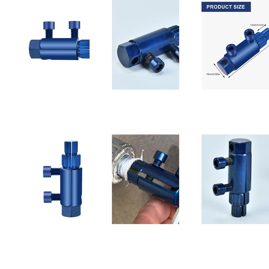 Broken Pipe Thread Extractor for 1/2 3/4inch Pipe Thread Removal Tool for Broken Thread Faucets Valves Repair CN