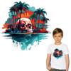 Patches For Backpack Hiphop Skulls Patch Clothes Stickers Heat Transfer Diy Parches Ropa Sticker On Clothes Iron Decals