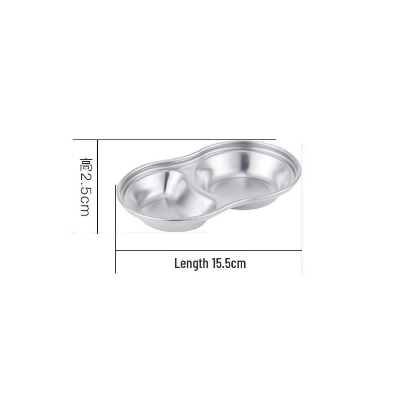 Hanyou 304 Stainless Steel Korean Divided Dish