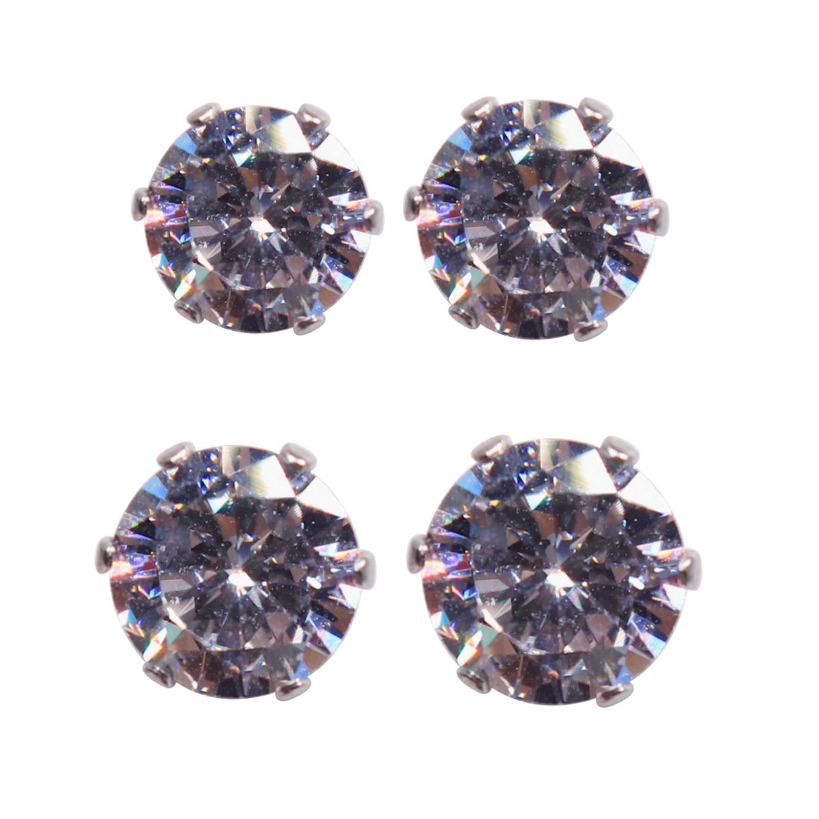 

Magnetic Stud Earrings Magnetic Ear Stud Easy Use Clip Earrings Non-Piercing Earrings Adults Ear Jewelry Alloy Material 1