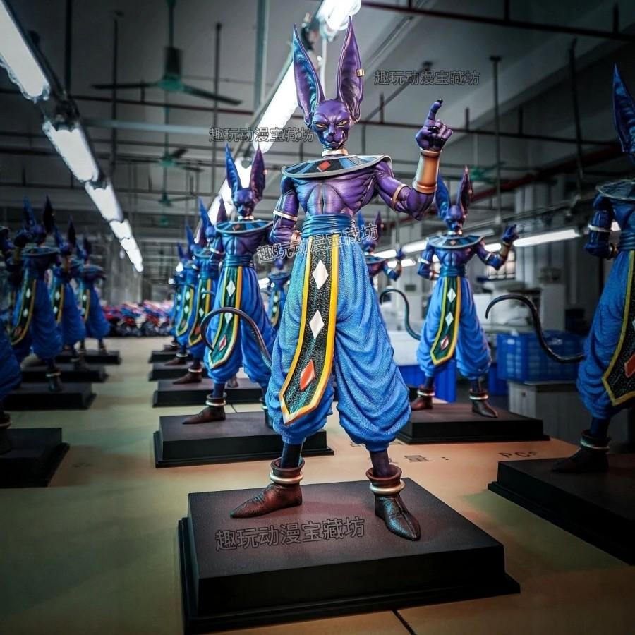 Dragon Ball Beerus God of Destruction Anime Figure 53cm JT Large Size Collection Model Desktop Decoration Ornament Gift